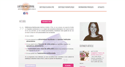 Desktop Screenshot of dieteticienne-laetitia.com
